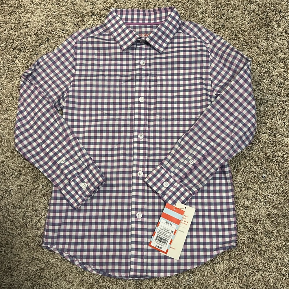 Purple Button Down Boys